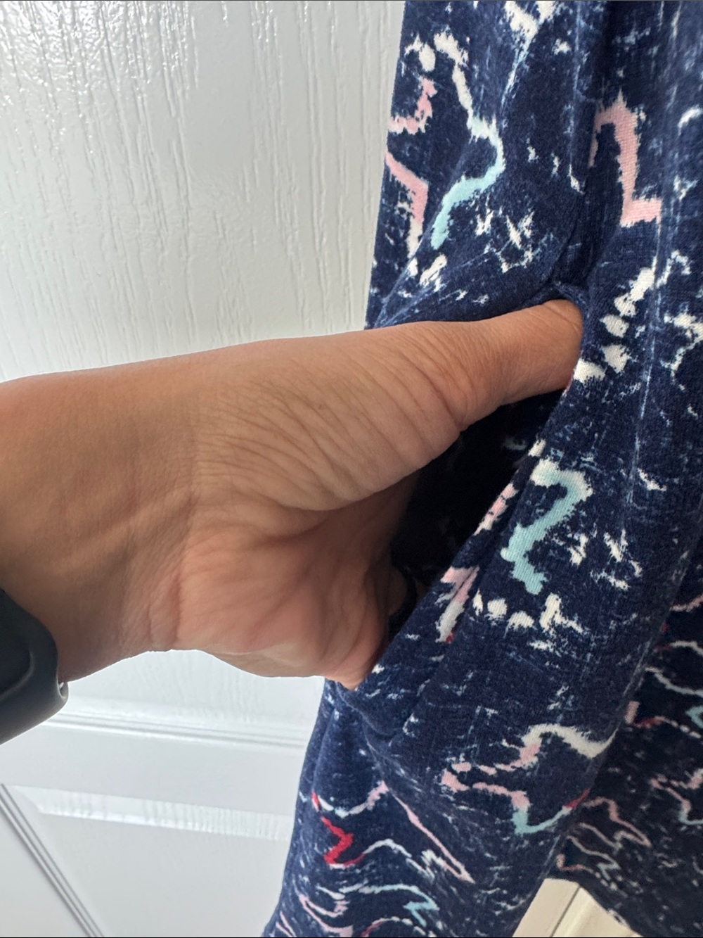 Secret Treasures Navy Star Print Sleep Dress - Picture 3 of 4